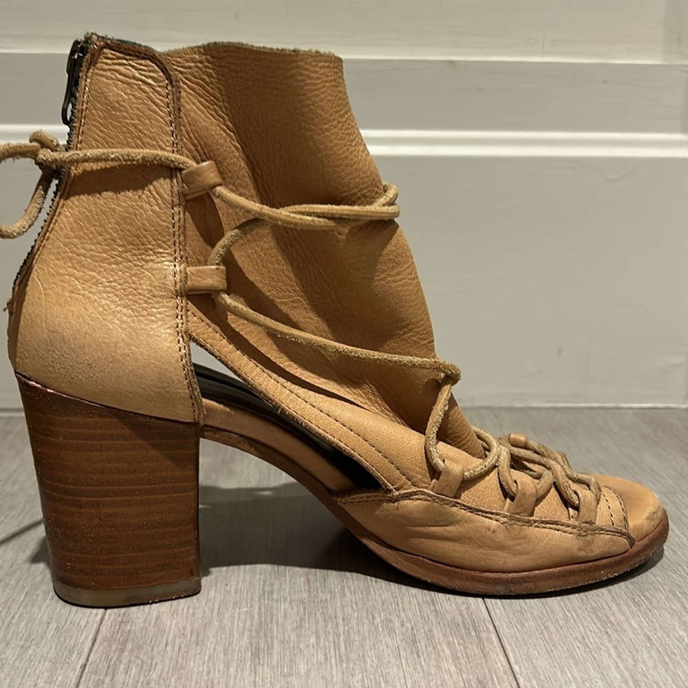 Leather Open Toe Boot - image 4